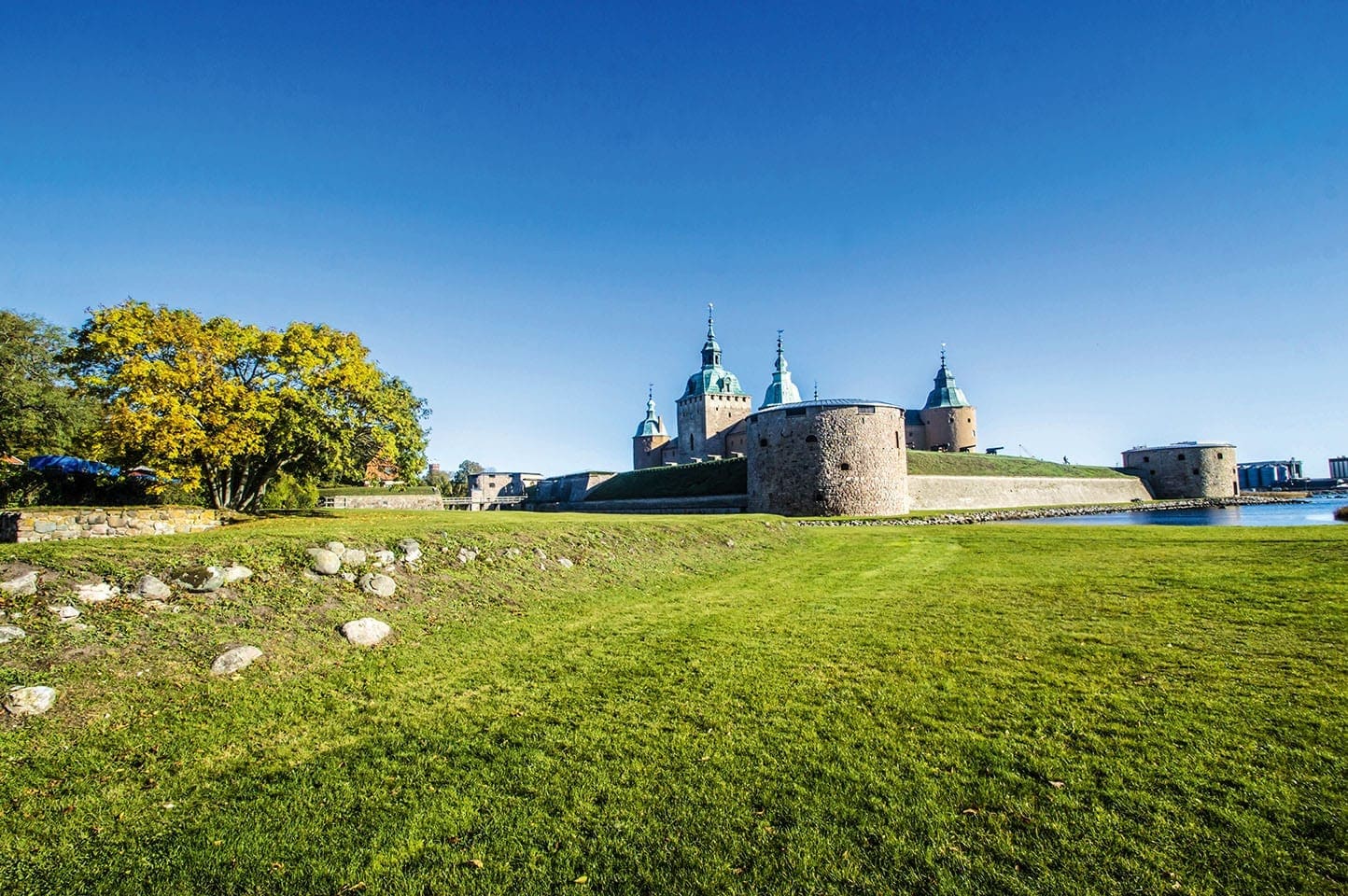 Schloss Kalmar in der gleichnamigen Stadt gilt als eines der besterhaltenen Renaissanceschlösser in Nordeuropa. Foto: © CRUCERO