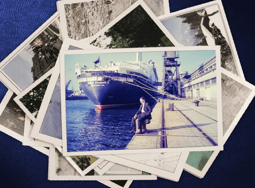 Queen Elizabeth 2, Cunard, Hafen, Southampton, Mann auf Poller Credits: © KIRA NOVA - stock.adobe.com (1), Miro Novak - stock.adobe.com (1); Reproduktion: Crucero (1)