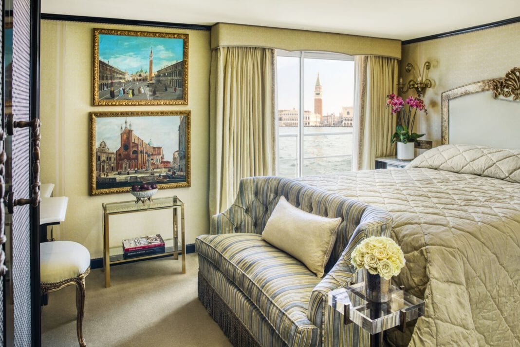Suite an Bord der S.S. La Venezia, Foto: © UNIWORLD Boutique River Cruises