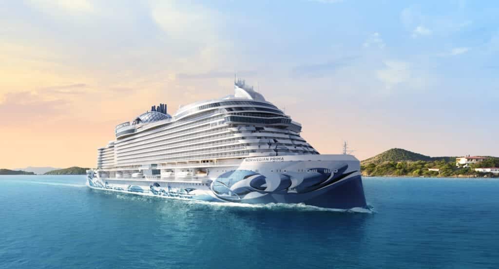Der NCL-Neubau Norwegian Prima soll in Europa im kommenden Jahr seine Premiere feiern. Grafik: Norwegian Cruise Line