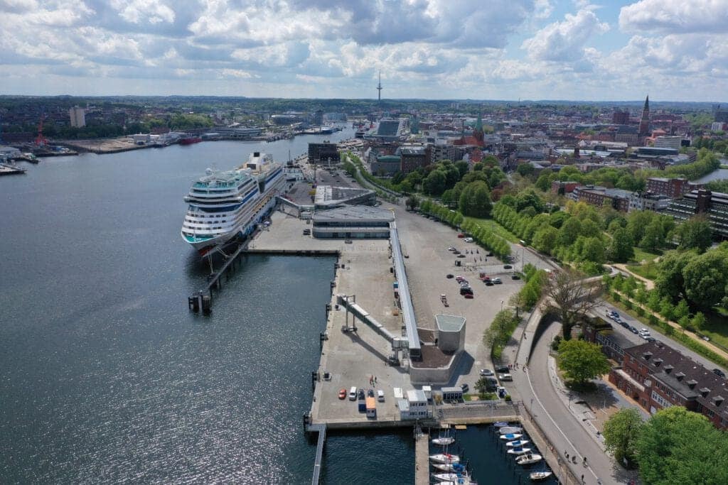 Der Ostseekai in Kiel. Foto: Port of Kiel