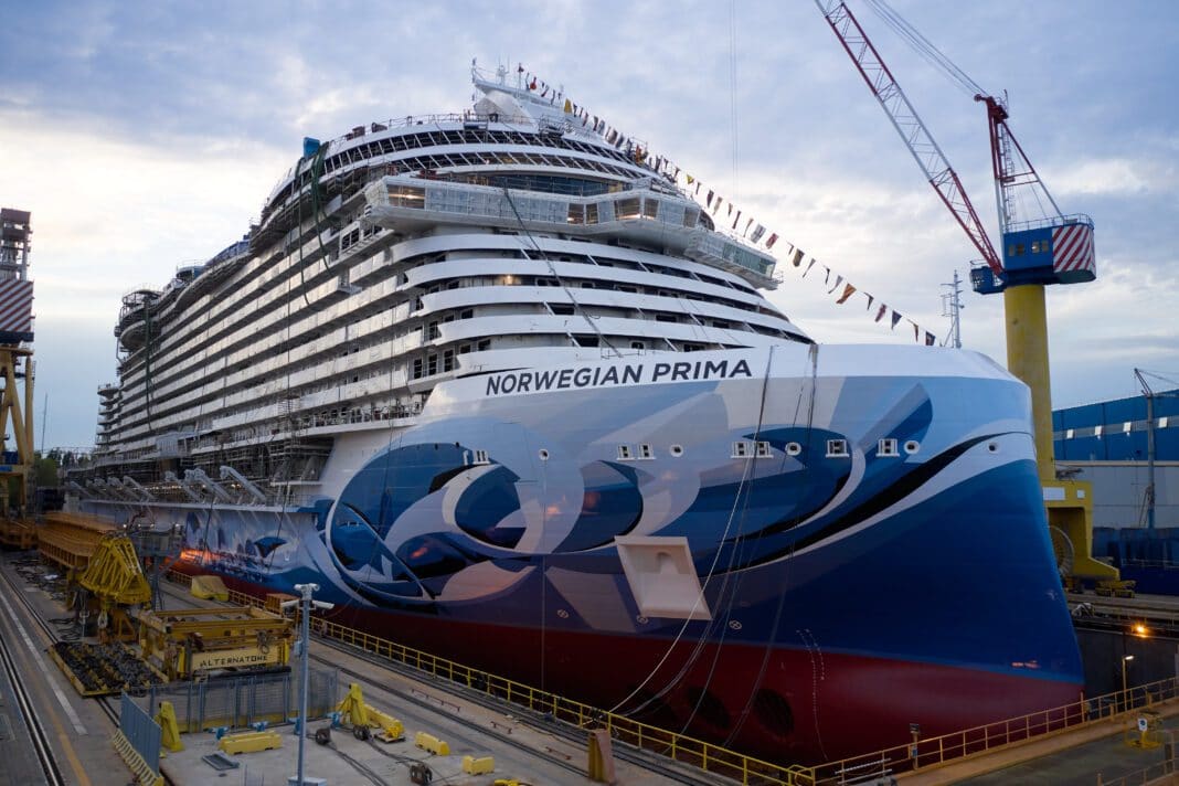 Die Norwegian Prima entsteht auf der italienischen Fincantieri Werft. Foto: Filippo Vinardi