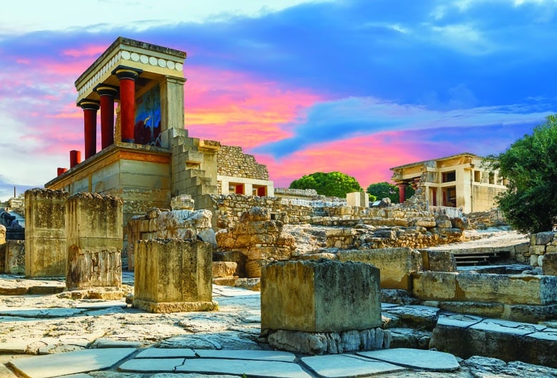 Die antike Stadt Knossos in der Nähe von Kretas Hauptstadt Heraklion. Foto: Celestyal Cruises