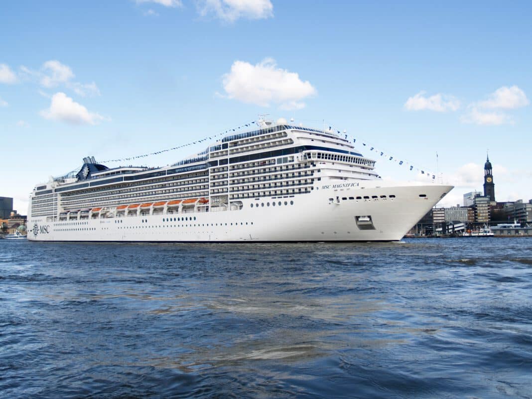 MSC Magnifica in Hamburg. Foto: © MSC Cruises