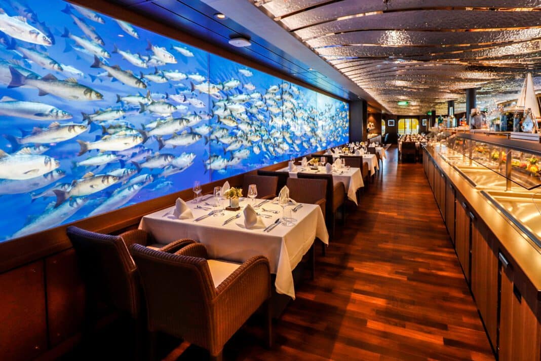 Oceans Fischrestaurant, AIDAcosma, Foto: © Christoph Assies