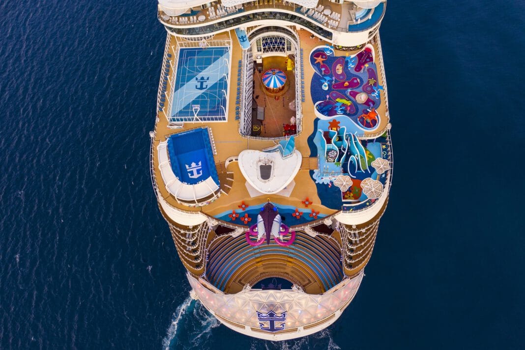 Das markante Heck der Oasis-Klasse. Foto: Royal Caribbean International