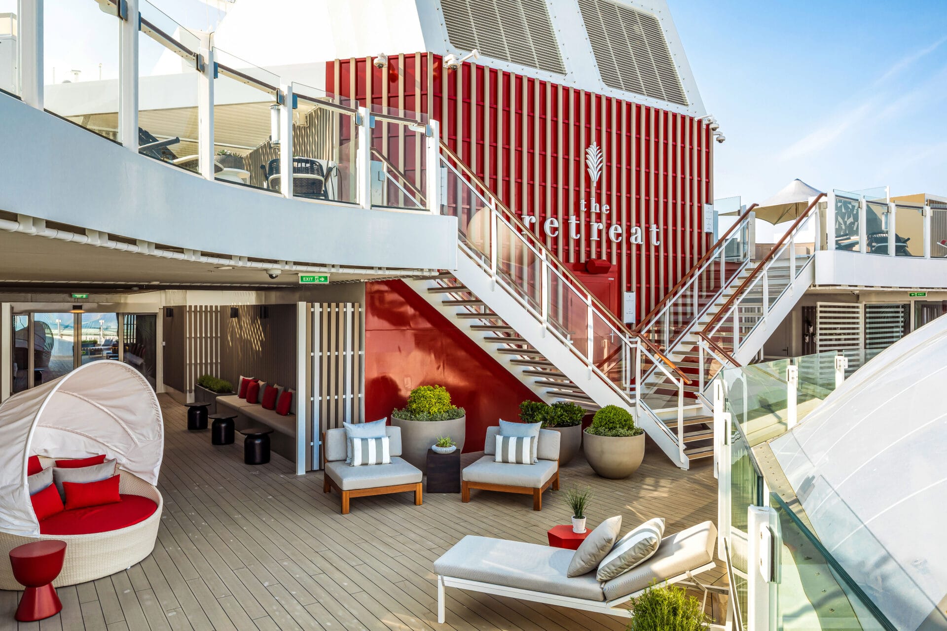 The Retreat, Outdoor-Bereich für Suitengäste, Foto: © Celebrity Cruises