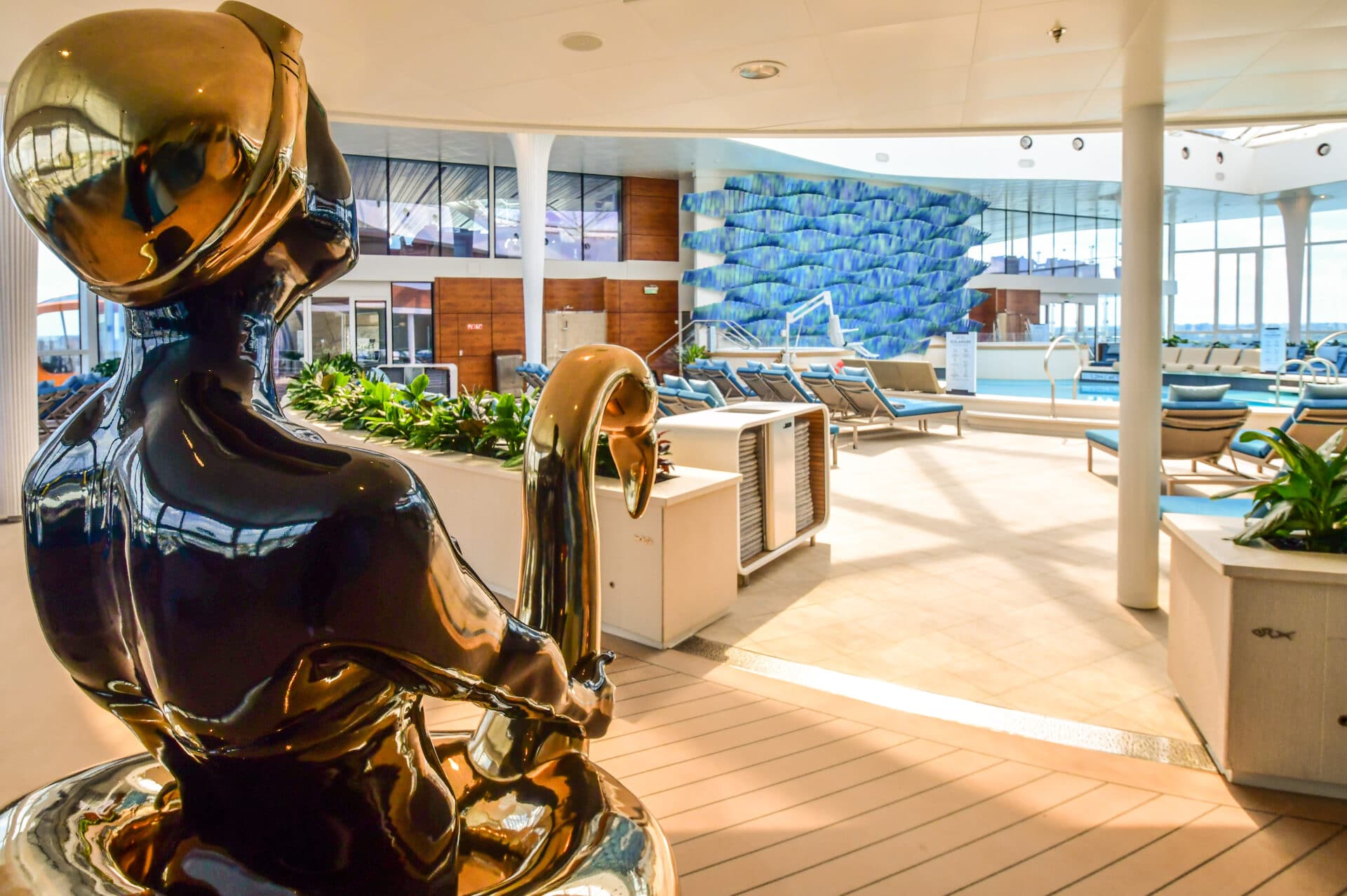 The Solarium, Celebrity Beyond, Foto: © CRUCERO / Tobias Lange-Rüb