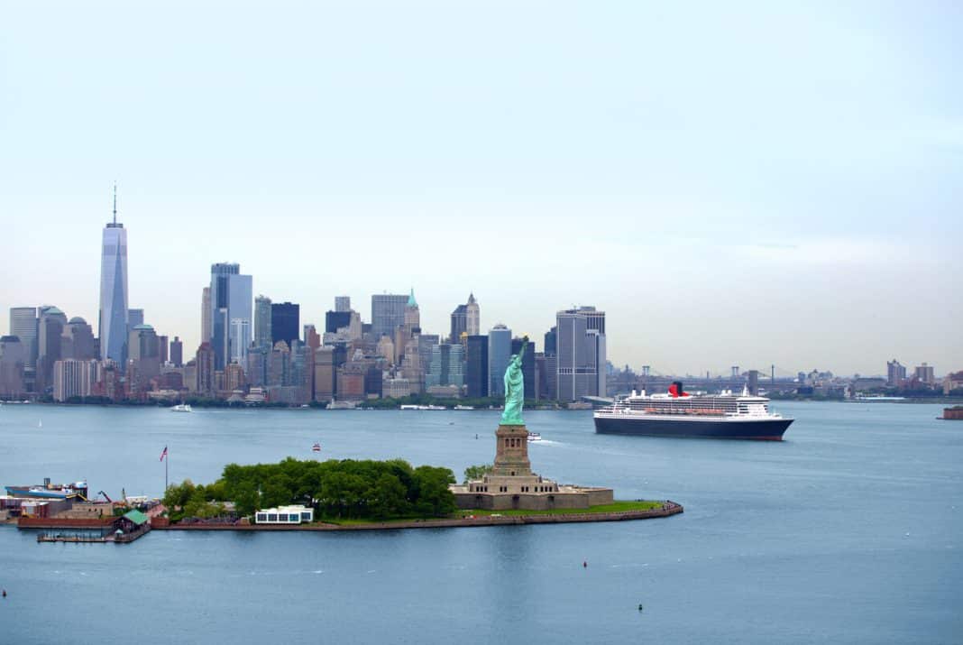 Queen Mary 2 in New York 2018. Foto: © Cunard Line