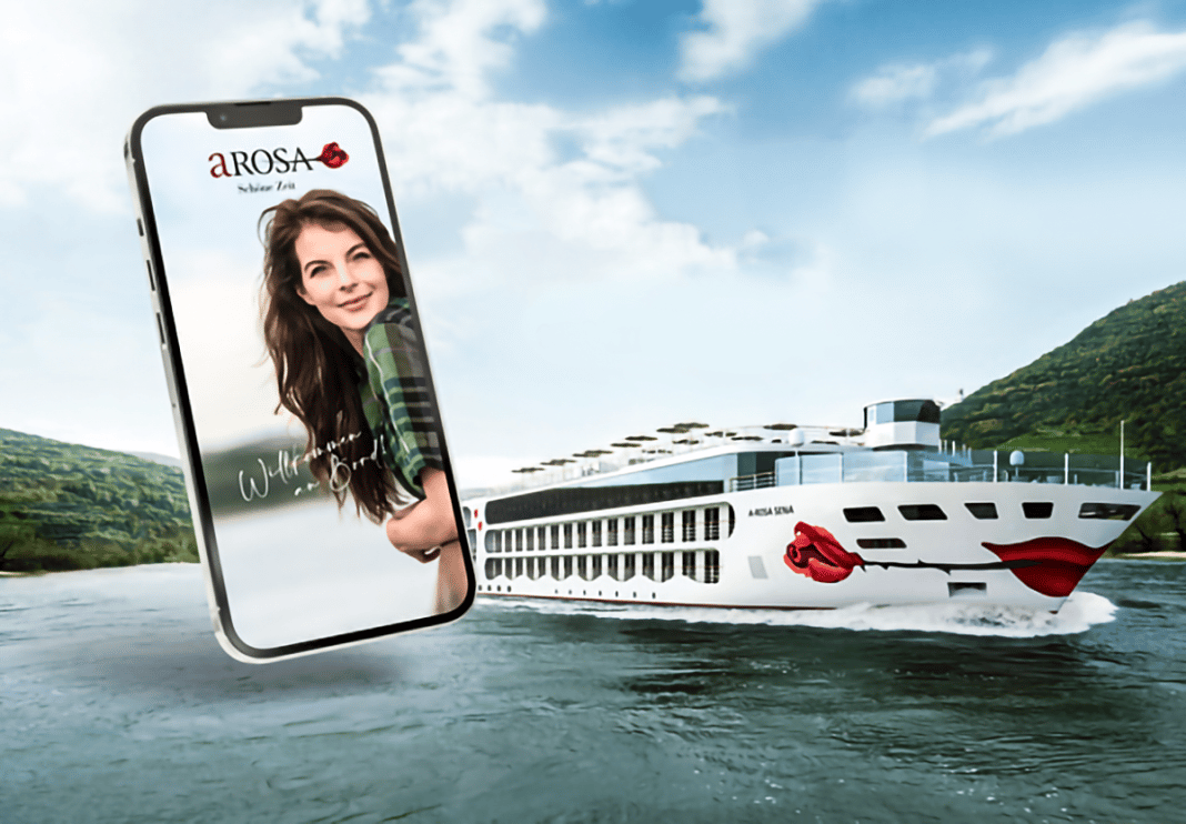 A-Rosa führt eine neue App zur Nutzung an Bord der A-Rosa Sena ein. Foto: © A-ROSA Flussschiff GmbH