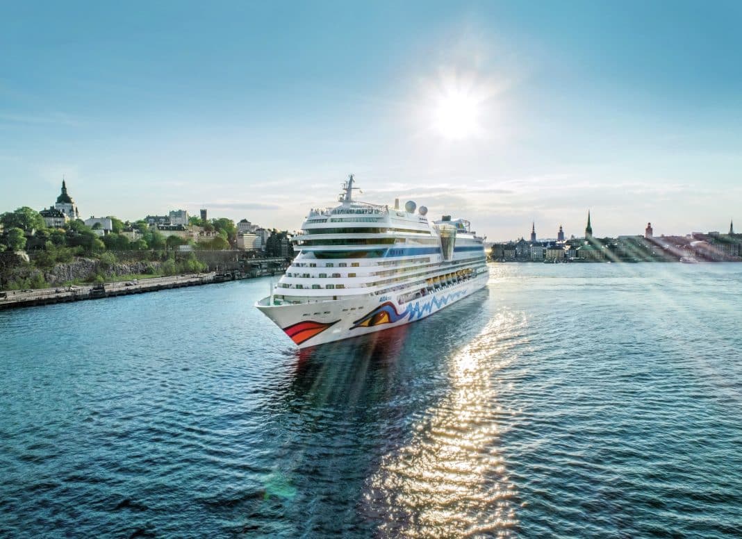 AIDAmar in Stockholm. Foto: © AIDA Cruises