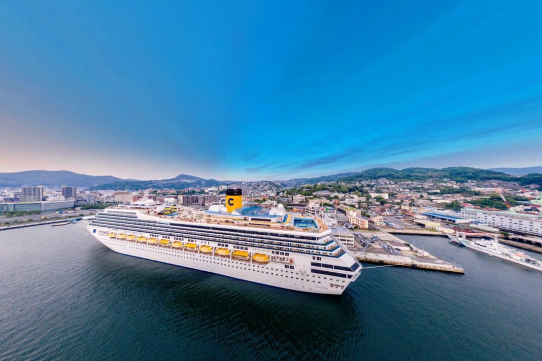 Costa Fortuna Panoramablick auf den Hafen von Nagasaki. Foto: © Carnival Corp.