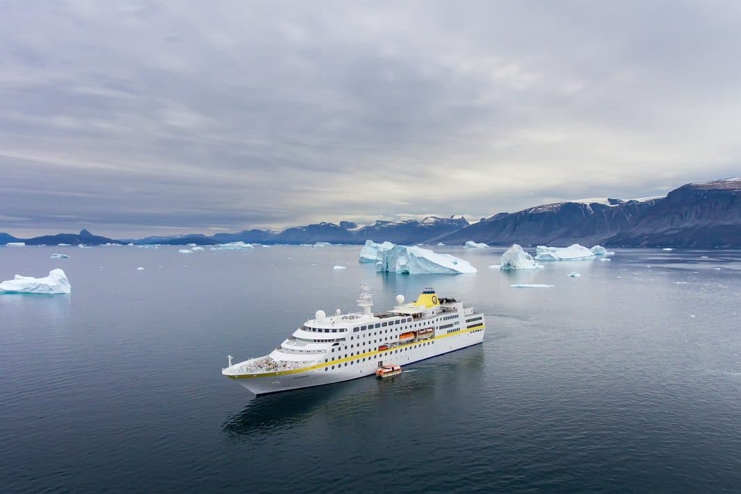 Geht unter anderem auf Erkundungstour durch die Polar-Regionen: Die MS Hamburg von Plantours Kreuzfahrten. Foto: Plantours Kreuzfahrten