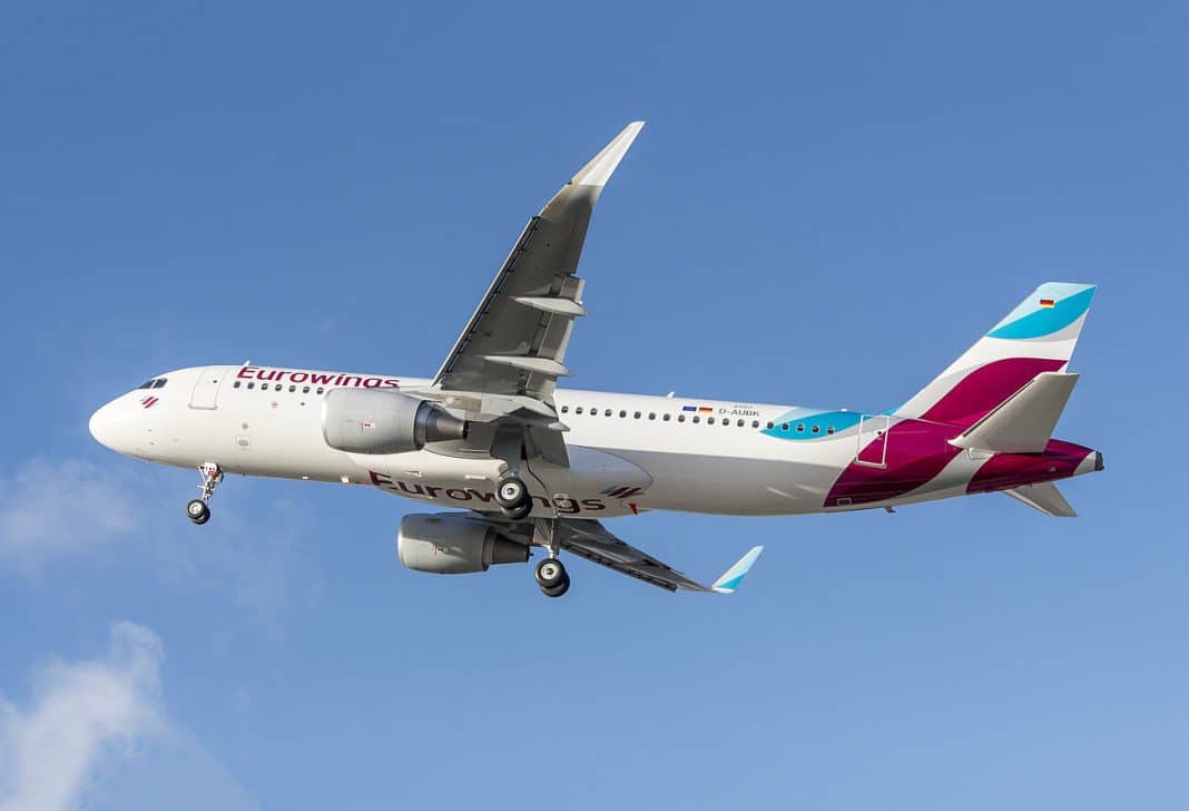 Eurowings A320 beim Start. Foto: © Eurowings GmbH