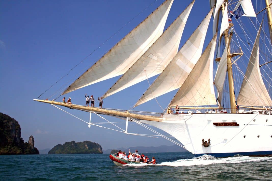 Einer von drei Seglern der Reederei Star Clippers: Die Star Flyer. Foto: Star Clippers