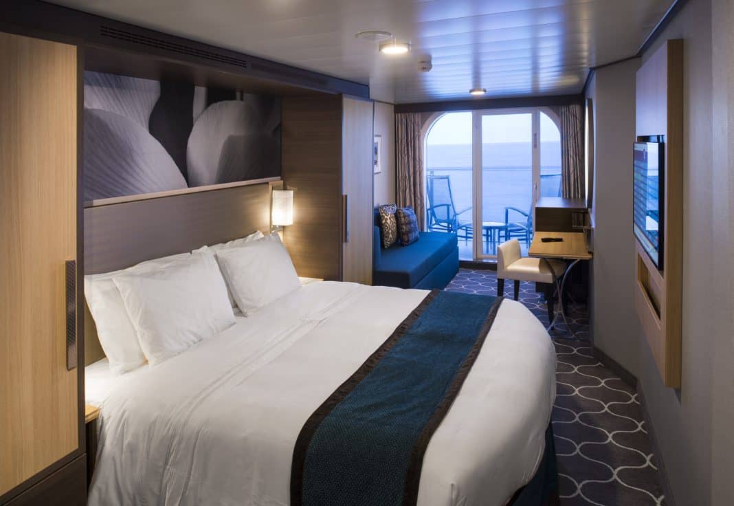 Superior Meerblickkabine mit Balkon, Harmony of the Seas. Foto: © Royal Caribbean International