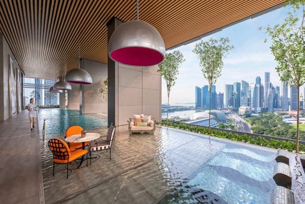 Das JW Marriott Hotel Singapore South Beach liegt zentral im Stadtkern von Singapur. Foto: © JW Marriott Hotel Singapore South Beach