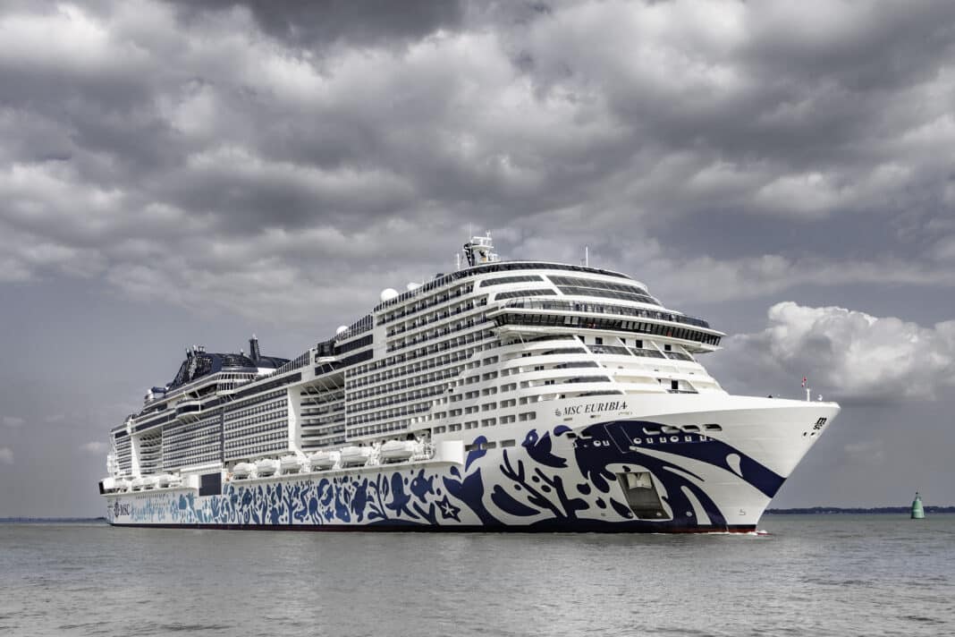Die MSC Euribia startet ab Juni ihre Premierensaison ab Kiel. Foto: © MSC Cruises