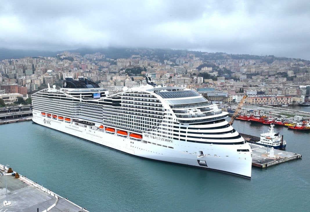 Die MSC World Europa ist in Europa angekommen. Foto: © MSC Cruises
