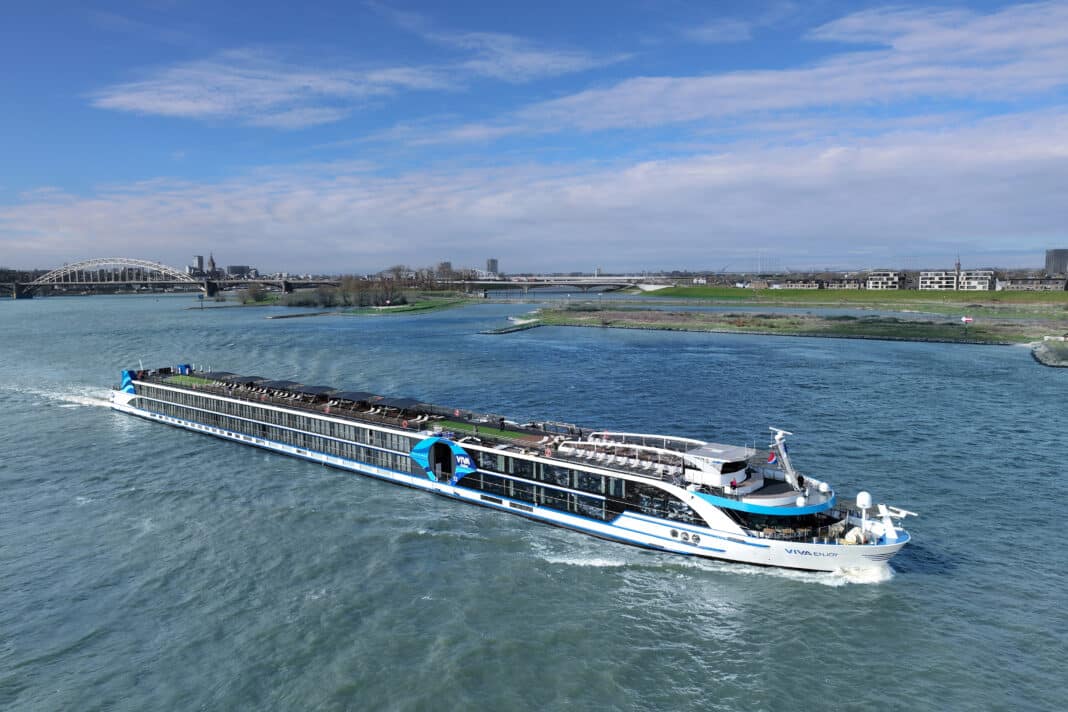 Die Viva Enjoy soll im September 2024 Teil der Flotte von Viva Cruises werden. Fotomontage: Viva Cruises