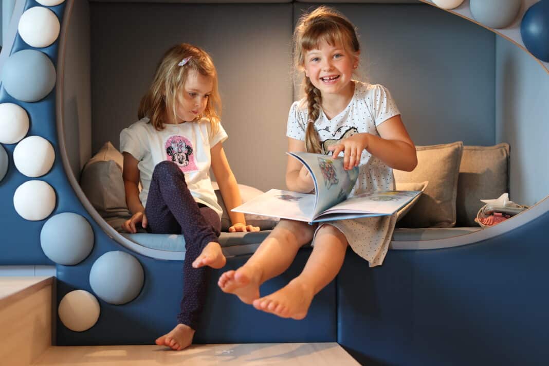 Im Kids Club erleben die kleinen Gäste spannende Abenteuer und ein abwechslungsreiches Programm. Foto: A-ROSA Flussschiff GmbH