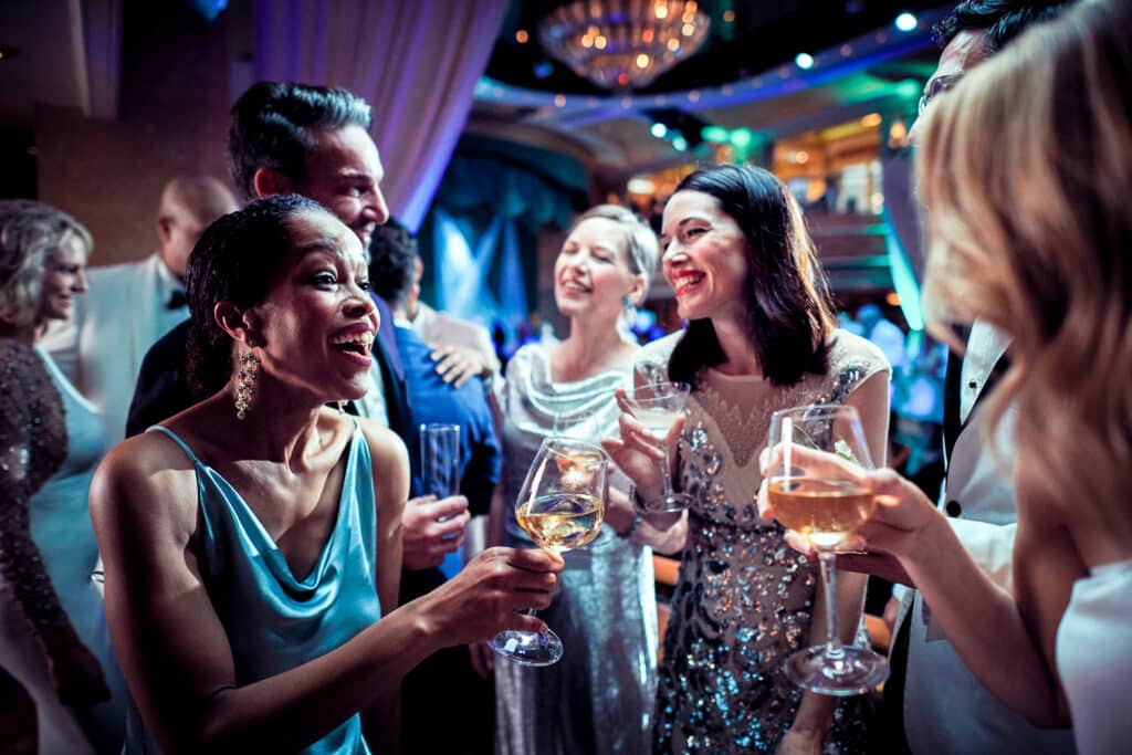 Gala-Abende sind glamouröse Events mit einem Hauch von Hollywood in der Luft. Foto: © Cunard Line