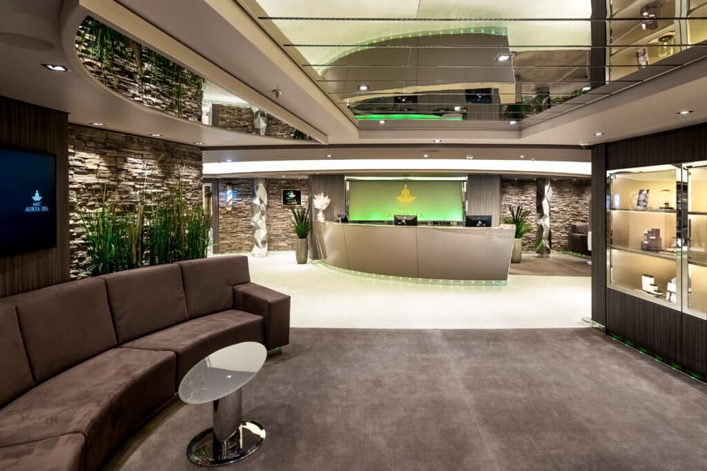 MSC Aurea Spa, Rezeption, MSC Euribia, Foto: MSC Cruises