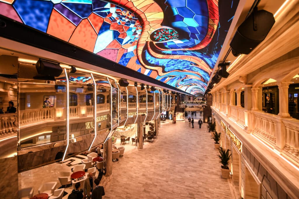 Galleria Euribia, MSC Euribia, Foto: Tobias Lange-Rüb