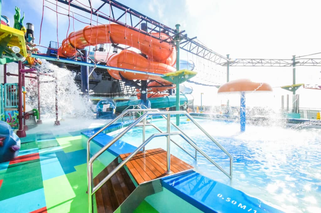 Ocean Cay Aquapark, MSC Euribia, Foto: Tobias Lange-Rüb