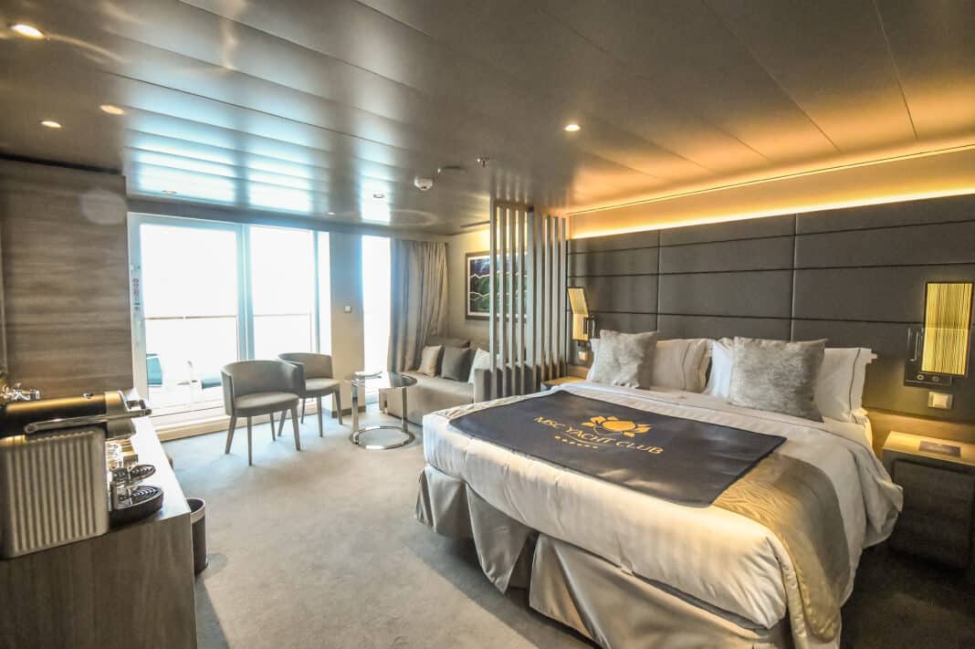 MSC Yacht Club Suite, MSC Euribia, Foto: Tobias Lange-Rüb, Crucero