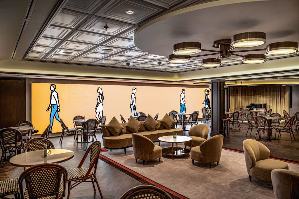 "Street" by Julian Opie, MSC Euribia, Foto: MSC Cruises