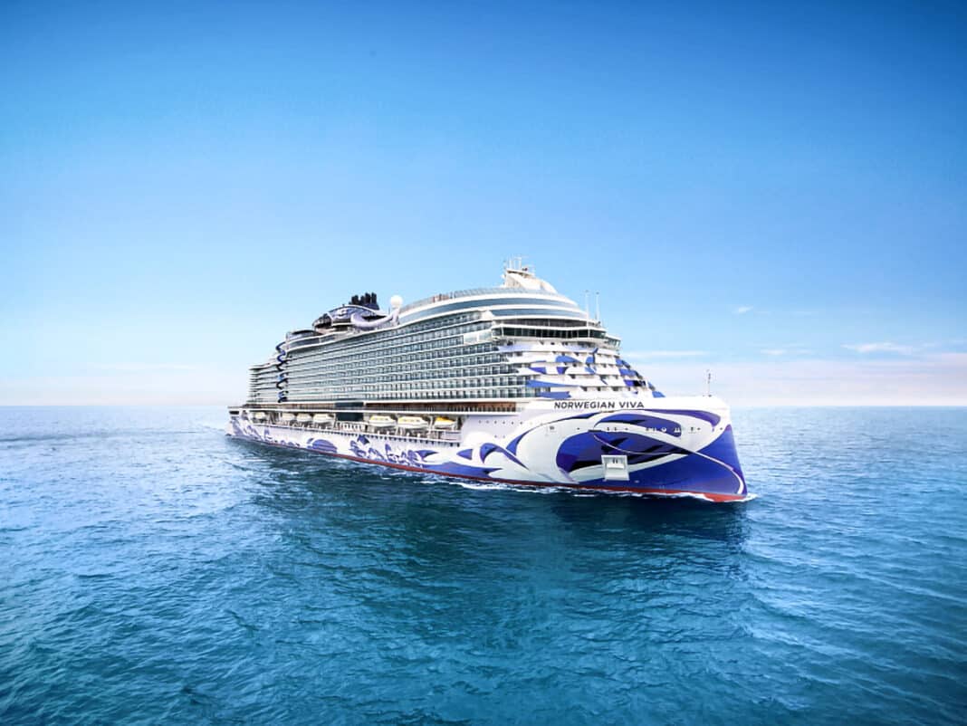 Die Norwegian Viva ist das zweite Schiff der Prima-Klasse von Norwegian Cruise Line und wurde von der italienischen Fincantieri-Werft gebaut. Foto: Norwegian Cruise Line