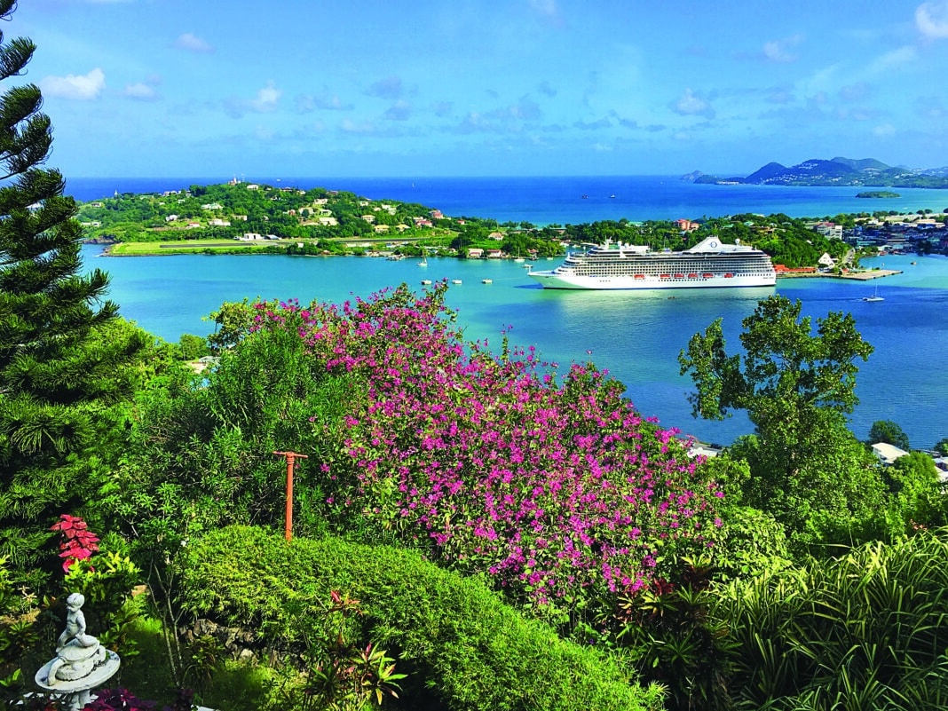 Die Riviera von Oceania Cruises in St. Lucia. Foto: Oceania Cruises