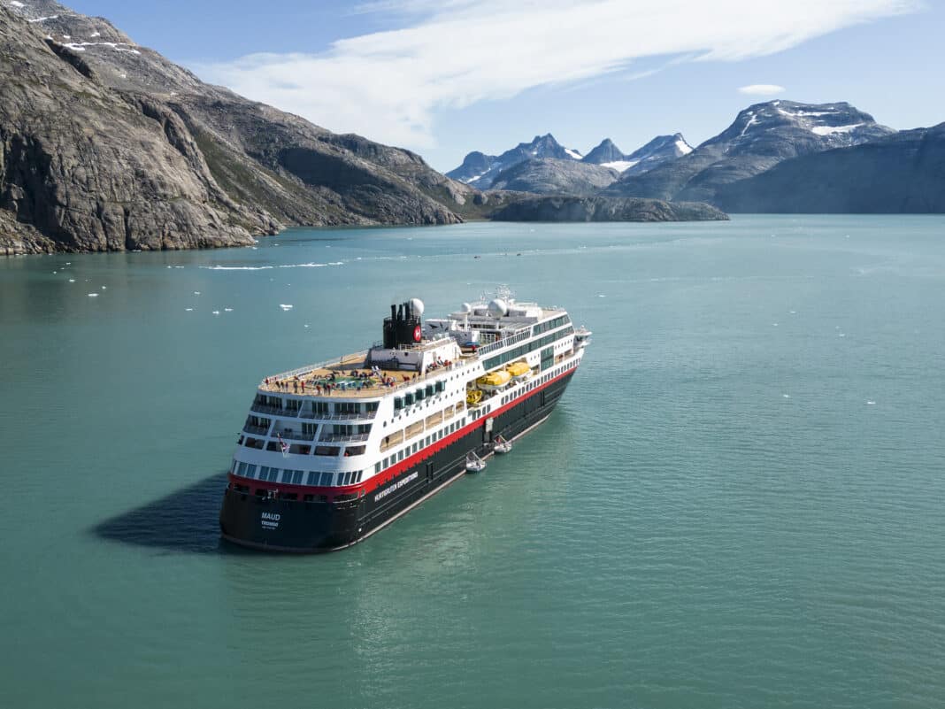 Die Maud von HX, wie Hurtigruten Expeditions ab Dezember offiziell heißen wird. Foto: Tommy Simonsen