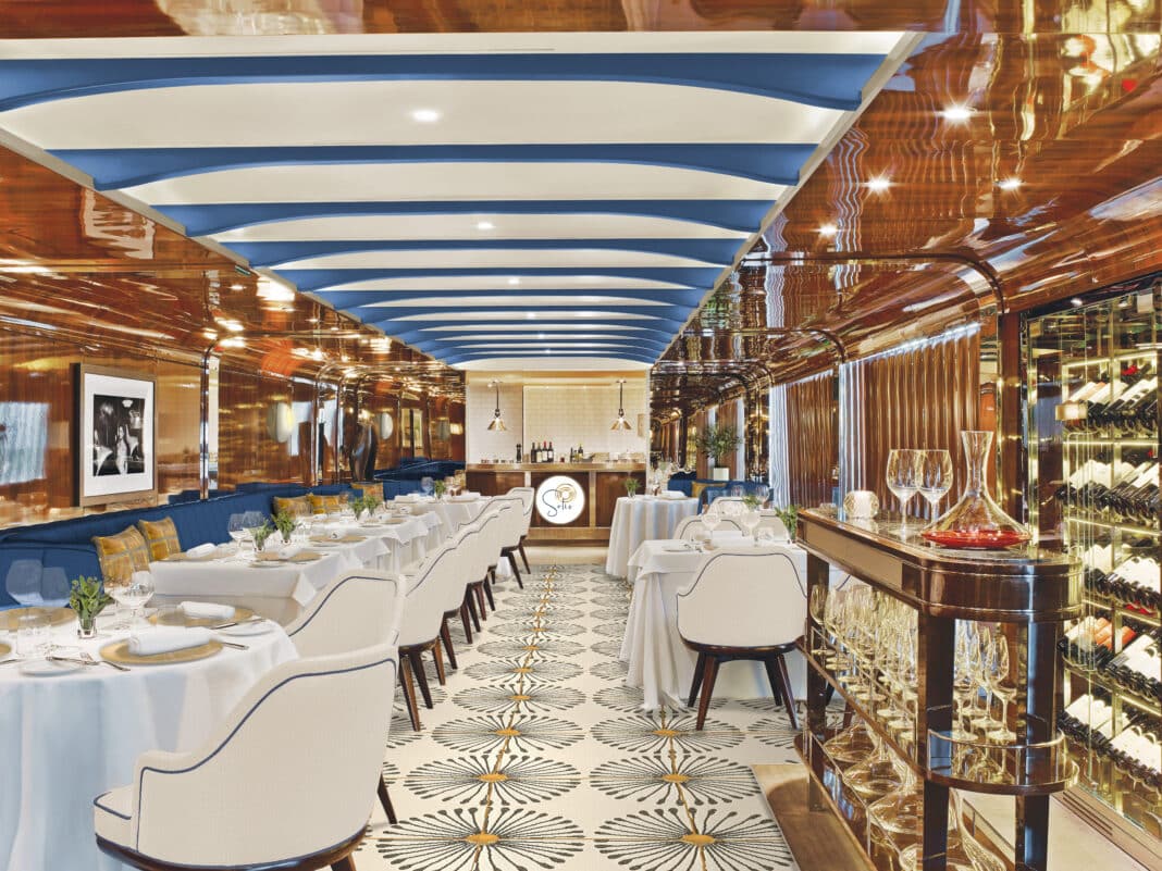 „Solis“ – ein neues Fine-Dining-Restaurant für moderne, mediterrane Küche. Foto: © Seabourn