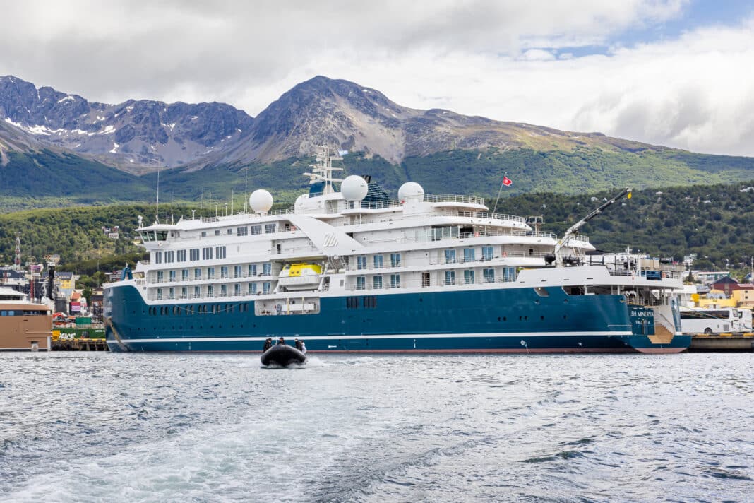 SH Minerva in Ushuaia. Foto: © Swan Hellenic