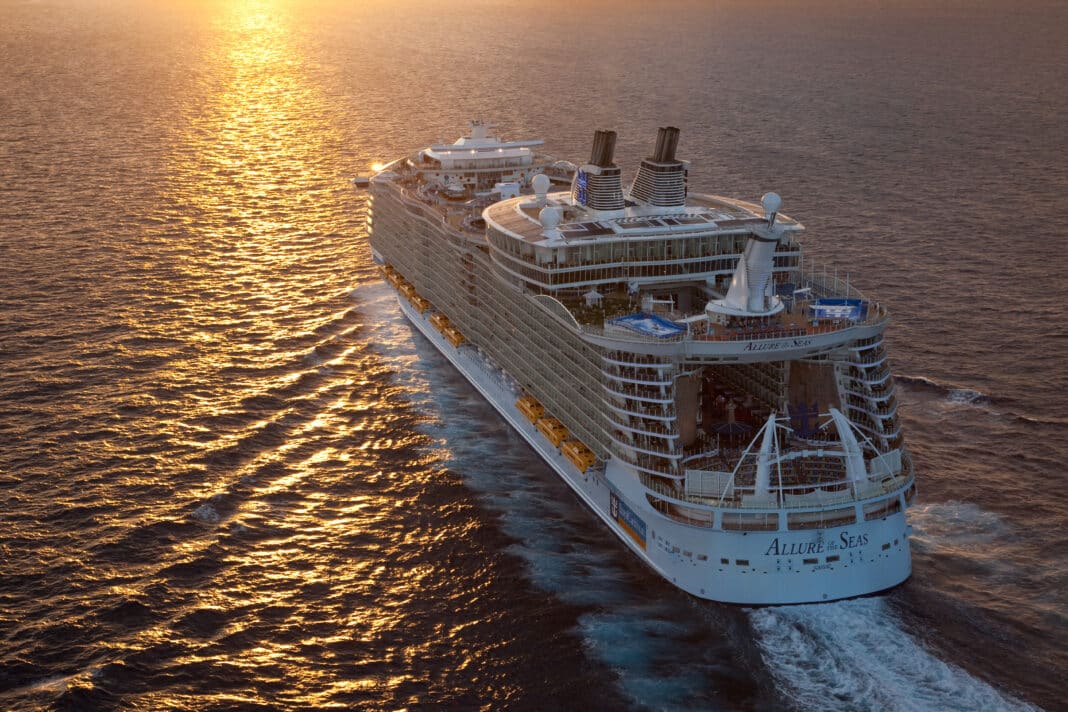 Die Allure of the Seas wird 2025 von Royal Caribbean in Barcelona stationiert. Foto: Royal Carribean International