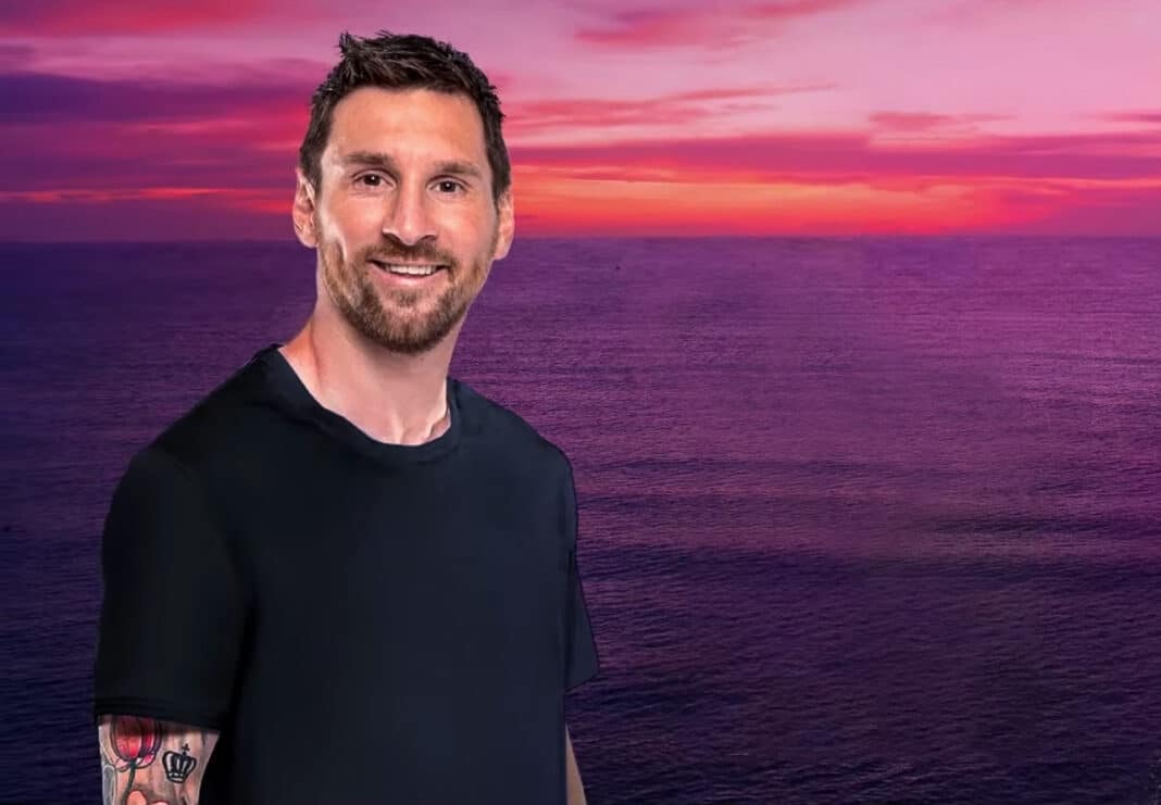 Lionel Messi ist Taufpate der Icon of the Seas. Foto: © Royal Caribbean International
