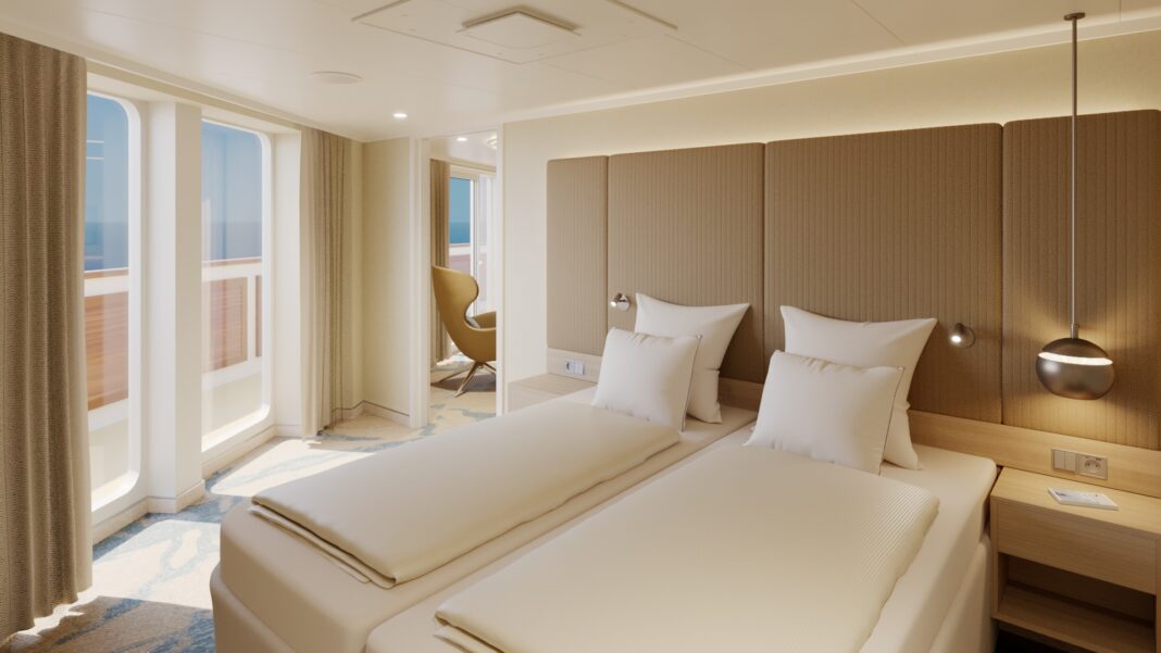 AIDAdiva, neue Suite, (Rendering). Foto: © AIDA Cruises