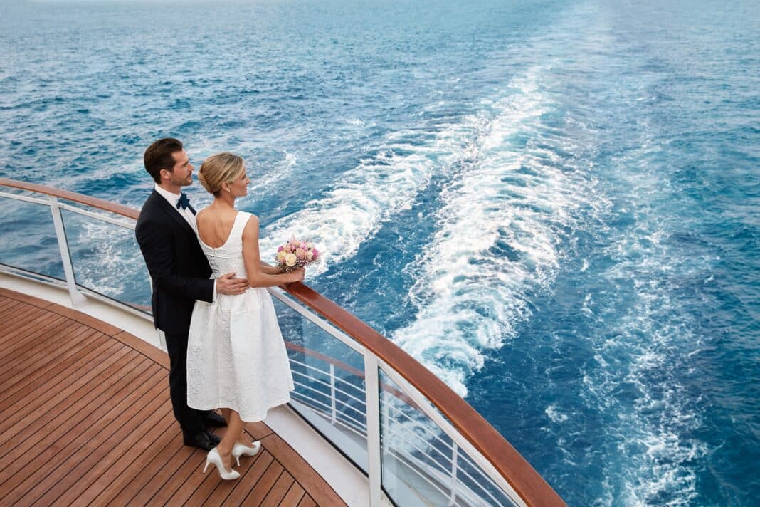 Hochzeit auf See, Foto: © Hapag-Lloyd Cruises
