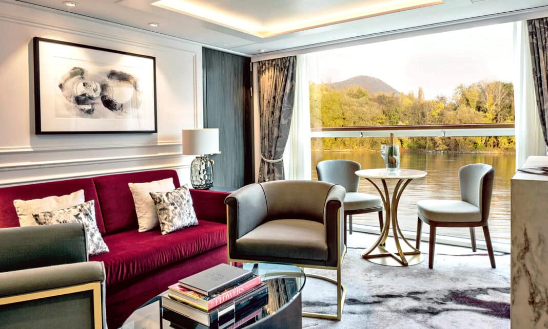 Suite auf der Riverside Debussy. Foto: © Riverside Luxury Cruises / Oskar Kadaksoo / Dennis Moller