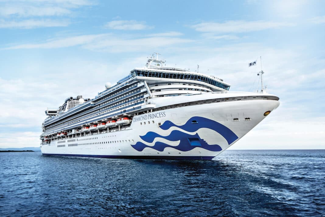 Die Diamond Princess ist 2025/26 in japanischen und südostasiatischen Gewässern unterwegs. Foto: © Princess Cruises