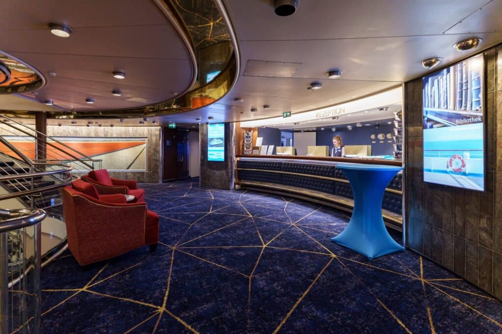 Rezeption, Foto: © MS Amera / Phoenix Reisen