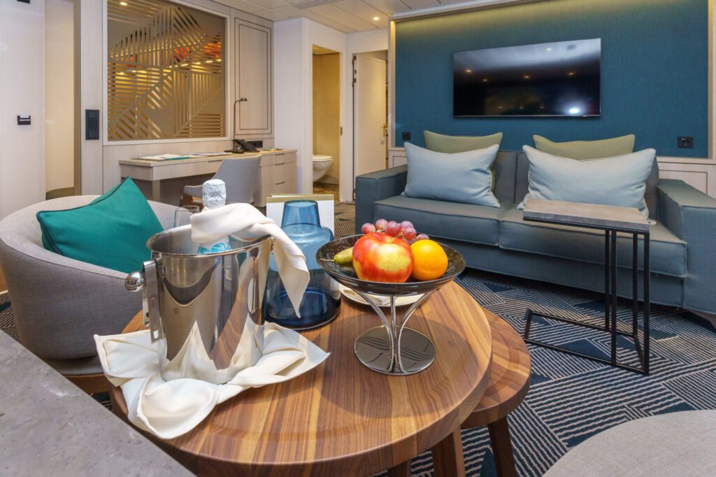 Royal Suite Wohnraum, Foto: © MS Amera / Phoenix Reisen