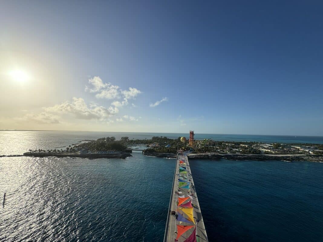 Blick auf Perfect Day at CocoCay. Foto: Christoph Assies
