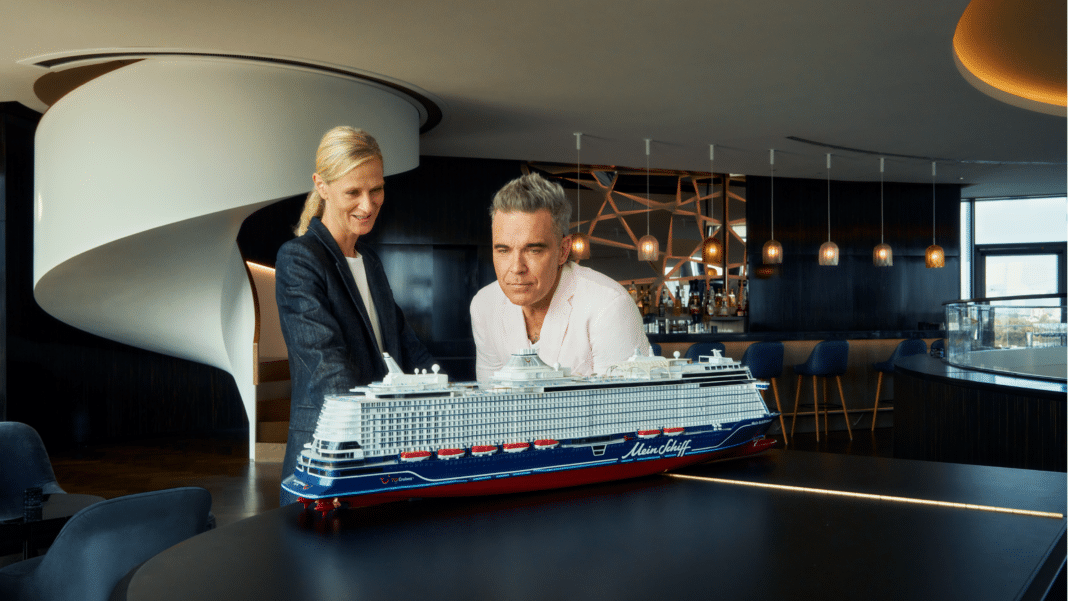 Robbie Williams ist Botschafter der Mein Schiff Relax, Foto: © Max Rempe / TUI Cruises