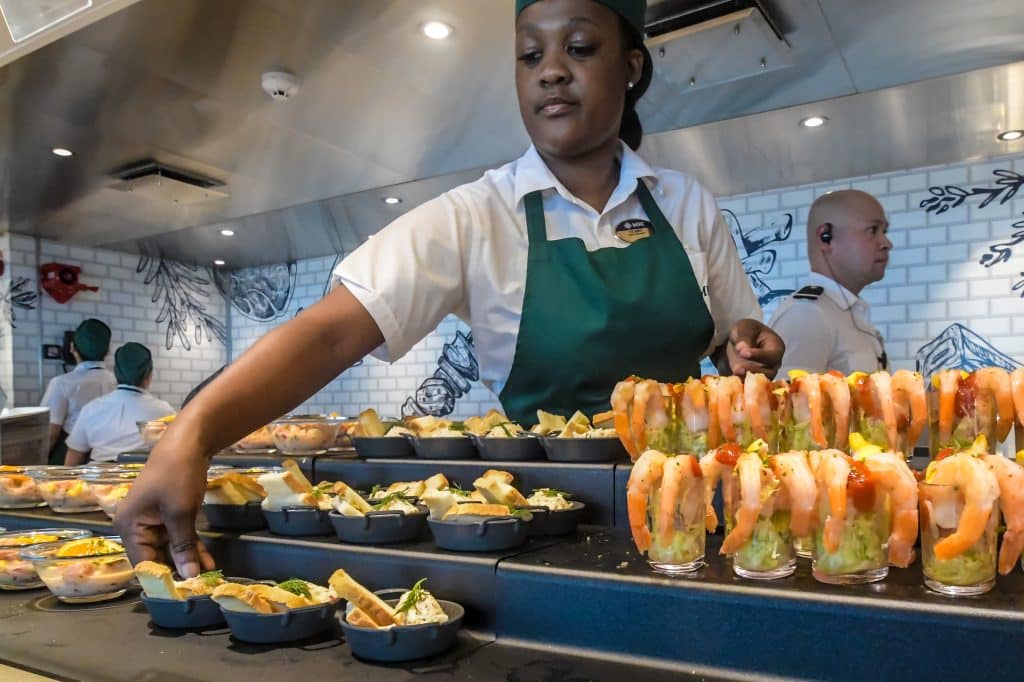 Il Mercato Buffet, Foto: © Tobias Lange-Rüb / CRUCERO