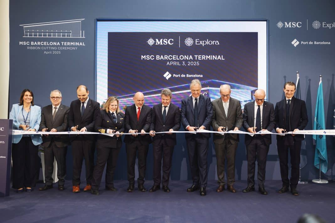 Einweihung des MSC Barcelona Terminal, Foto: © MSC Cruises