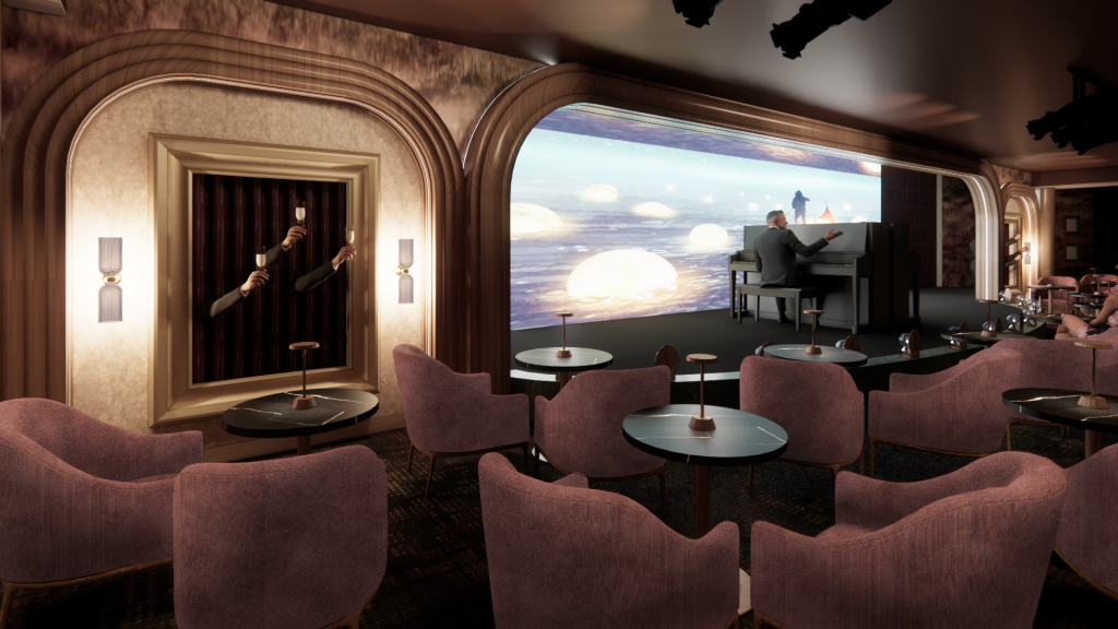 Boulevard Lounge, Foto: © Celebrity Cruises (Rendering)