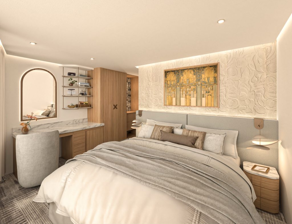 Balkonkabine; Foto: © Celebrity River Cruises